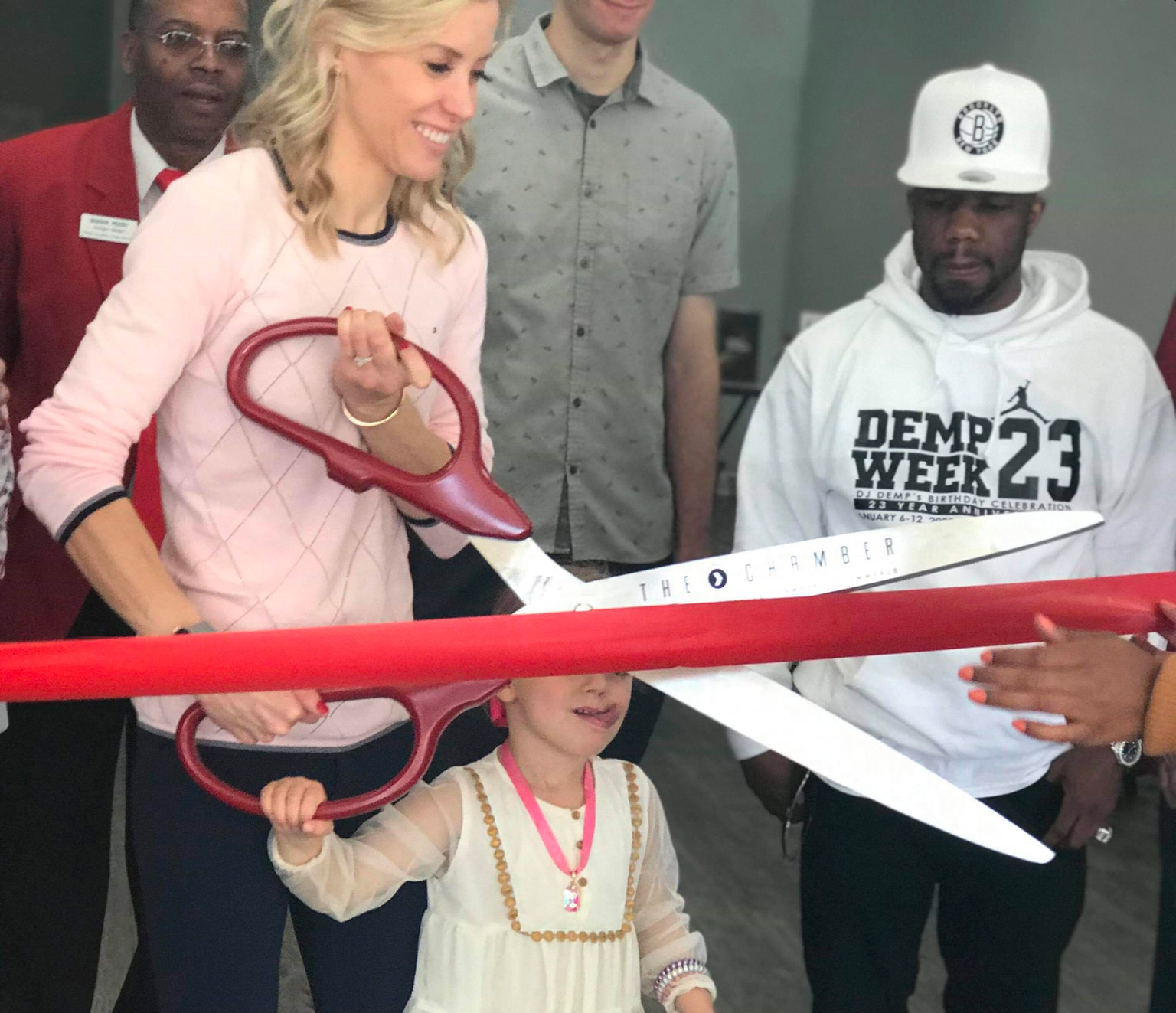 Ribbon cutting